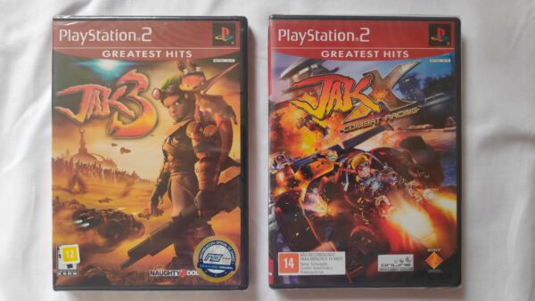 Playstation 2 Jak 3 + Jak X Combat Racing Novo Lacrado - Ps2